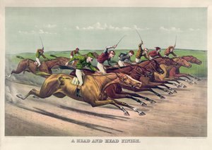 Una cabeza y un final de cabeza por Currier & Ives