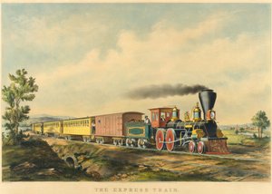 Tren expreso de Currier and Ives