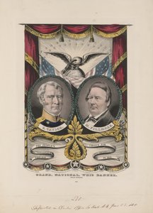 Gran pancarta nacional Whig, c.1848 de Currier and Ives