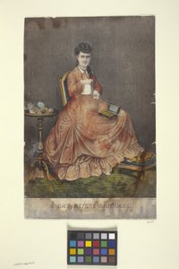 El día antes del matrimonio (litografía coloreada a mano) de N. and Ives J.M. (1824 95) Currier