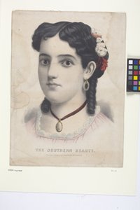 The Southern Beauty (litografía coloreada a mano)