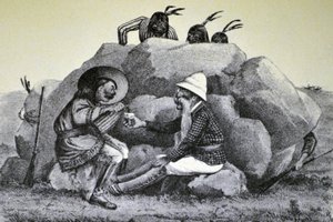 Un dandi en el camino de guerra de N. and Ives, J.M. Currier