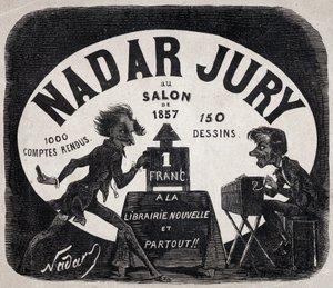 Álbum Nadar jurado en el salón de 1857 de Nadar
