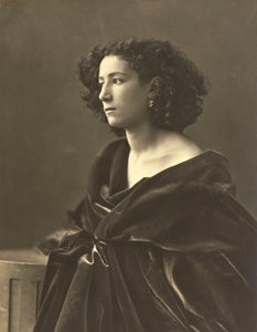 Sarah Bernhardt (1844-1924) actriz francesa, foto de Gaspard-Felix Tournachon alias Nadar