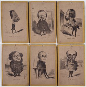 6 Retratos-Carga (Retratos carga): Jules de Premaray (Jules Martial Regnault de Nadar