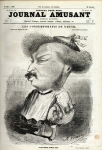 Portada de "Le Journal Fun" de Nadar