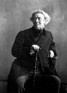 Pintor francés Camille Corot fotografiado por Nadar de Nadar