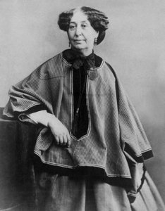 Escritor francés George Sand (1804-1876), foto de Nadar 1864 de Nadar