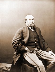 Retrato de Paul Féval, folletinista del periodo de Gaboriau y Ponson du Terrail 1817-1887 (foto) de Nadar