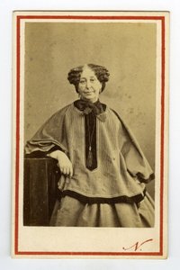 Retrato de la escritora George Sand (Aurore Dupin), Baronesa Dudevant de Nadar