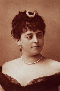 Sibyl Sanderson, soprano estadounidense, fotografía de Félix Nadar de Nadar