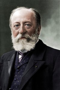 Camille Saint-Saens 1835-1921, compositor, organista, director y pianista francés del Romanticismo