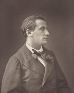 François Coppée, poeta y novelista francés, 1842-1908, c. 1876 de Nadar