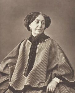 Georges Sand nacida Amantine Lucile Aurore Dupin, novelista francesa, 1804-1876, 1864 de Nadar
