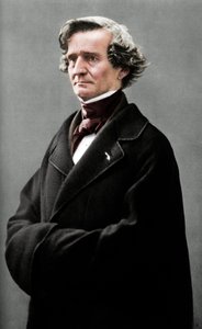 Hector Berlioz 1803-1869, compositor romántico francés de Nadar