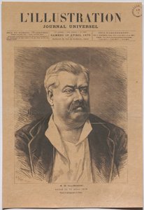 El señor de Villemessant, fallecido el 11 de abril de 1879. de Nadar