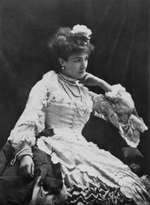 Sarah Bernhardt, actriz francesa, c1865