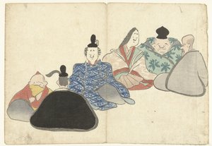Seis poetas inmortales
Álbum impreso de Korin (título de la serie)
Korin gafu (título de la serie) de Nakamura Hochu