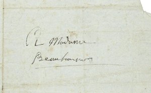 Carta a Josephine de Beauharnais de Napoleon Bonaparte