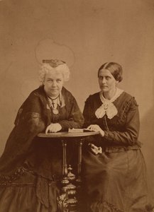 Elizabeth Cady Stanton y Susan B. Anthony de Napoleon Sarony