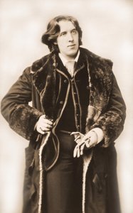 Oscar Wilde (1854 - 1900) alrededor de 1882 de Napoleon Sarony
