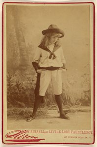 Tommy Russell, en el papel de El pequeño lord Fauntleroy