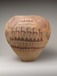 Jarra Decorada con Animales de Naqada II Period Egyptian