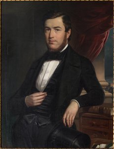 Retrato de un caballero (óleo sobre lienzo) de Narciso Malatesta