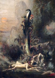 Hércules y la Hidra de Lerna, después de Gustave Moreau, c.1876 (detalle)
