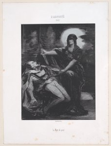 La muerte de miedo, 1830-76 de Narcisse Virgile Diaz de la Peña