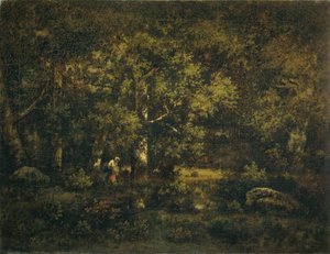 El bosque de Fontainebleau de Narcisse Virgile Diaz de la Peña