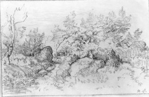 Vista de bosque de Narcisse Virgile Diaz de la Peña