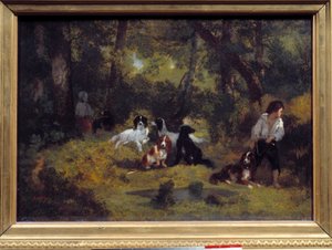 Le valet de chiens de Narcisse Virgile Diaz de la Peña