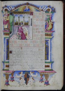 Retrato de Johannes Tinctoris De Opus musices Joannis Tinctoris, 1483