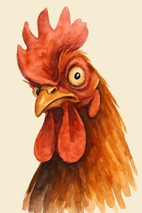 El gallo inquieto de Natalie Bruns