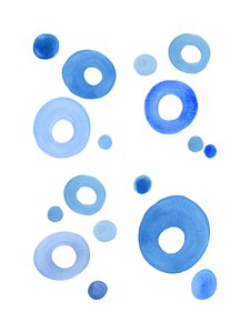 Burbujas azules de Natalie Bruns