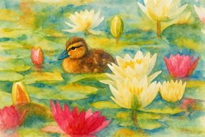 Un patito entre los lirios de Natalie Bruns