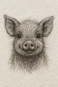 El cerdito feliz de Natalie Bruns