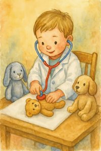 La revisión del pequeño doctor de Natalie Bruns