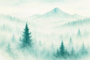 Las Montañas del Bosque Brumoso de Natalie Bruns