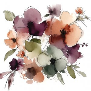 Ramo floral en tonos suaves de Natalie Bruns