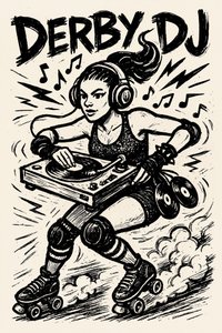 DJ de roller derby de Natalie Bruns