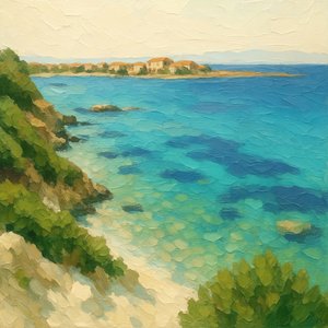 La tranquila costa turquesa de Natalie Bruns