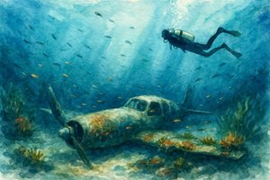 Restos de un avión hundido de Natalie Bruns