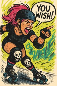 «You Wish Roller Girl» de Natalie Bruns