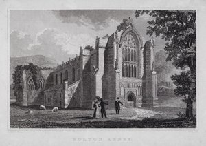 Abadía de Bolton de Nathaniel (after) Whittock