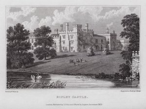 Castillo de Ripley de Nathaniel (after) Whittock