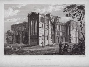 Abadía de Rivaulx de Nathaniel (after) Whittock