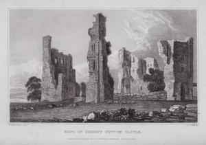 Ruinas del Castillo de Sheriff Hutton de Nathaniel (after) Whittock