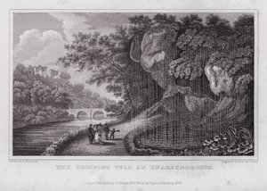 El Pozo de Goteo en Knaresborough (grabado)